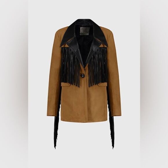 New DANCASSAB PATSY Leather Jacket size S - Picture 5 of 12